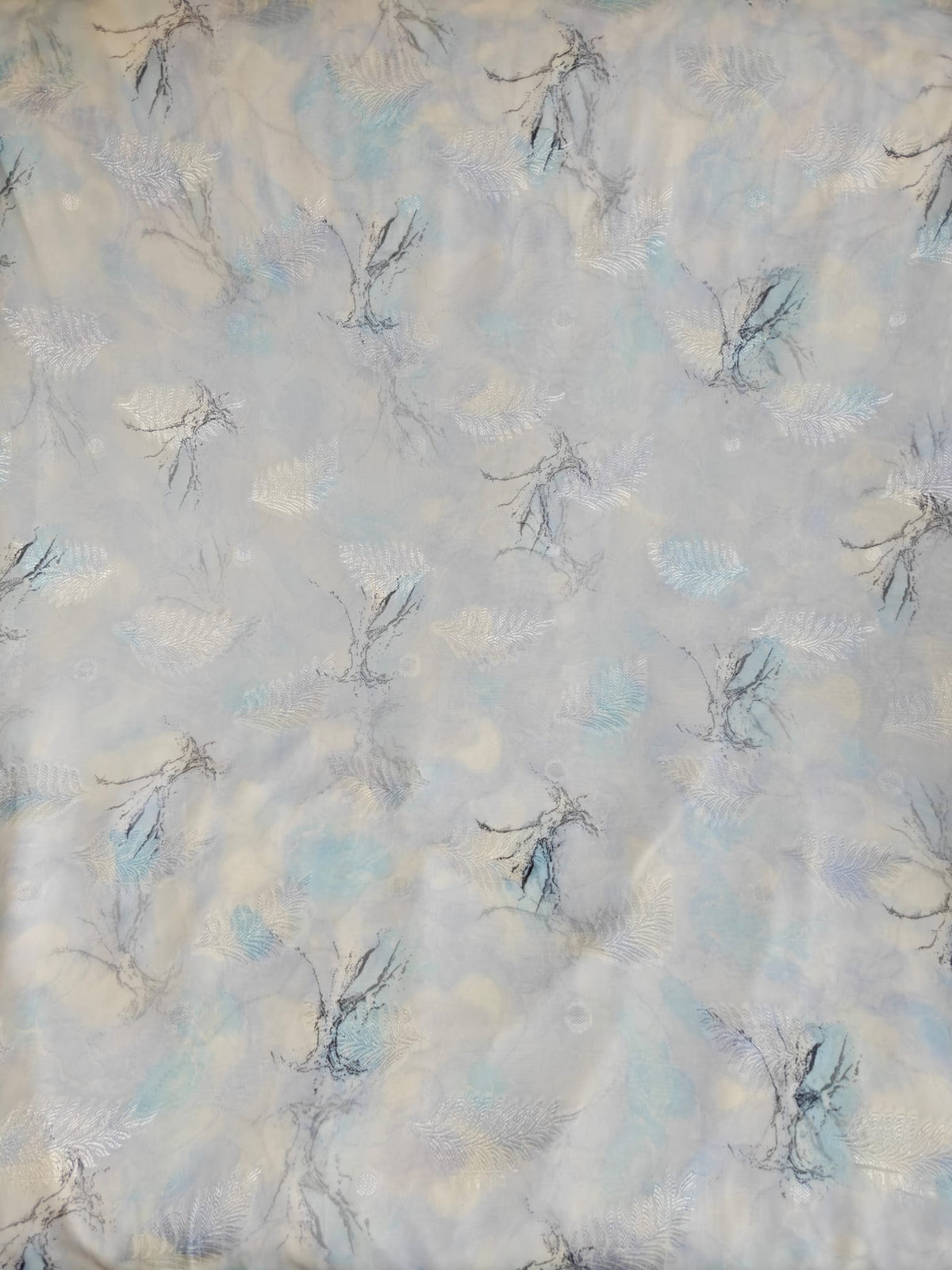 Blue Shimmer Fabric