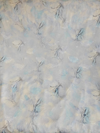 Blue Shimmer Fabric
